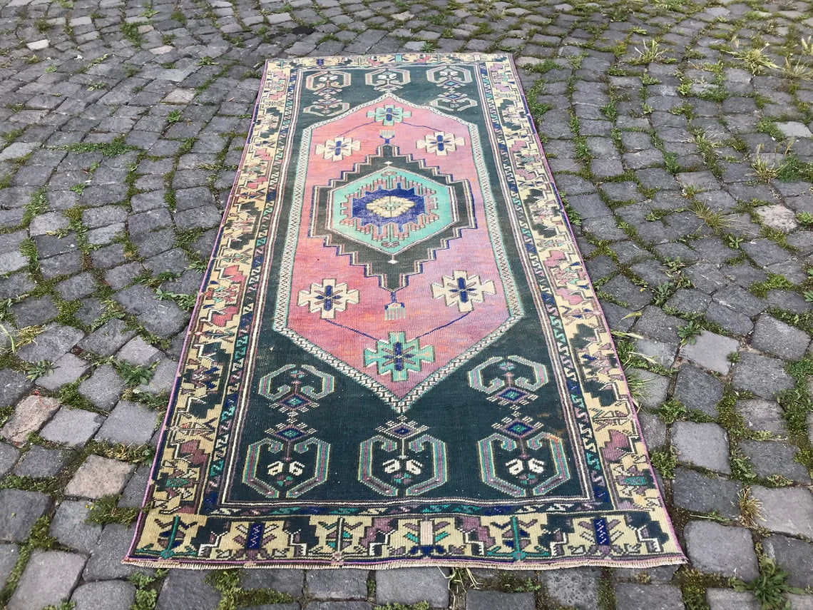 Bohemian Area Rug 3 x 6.6 ft