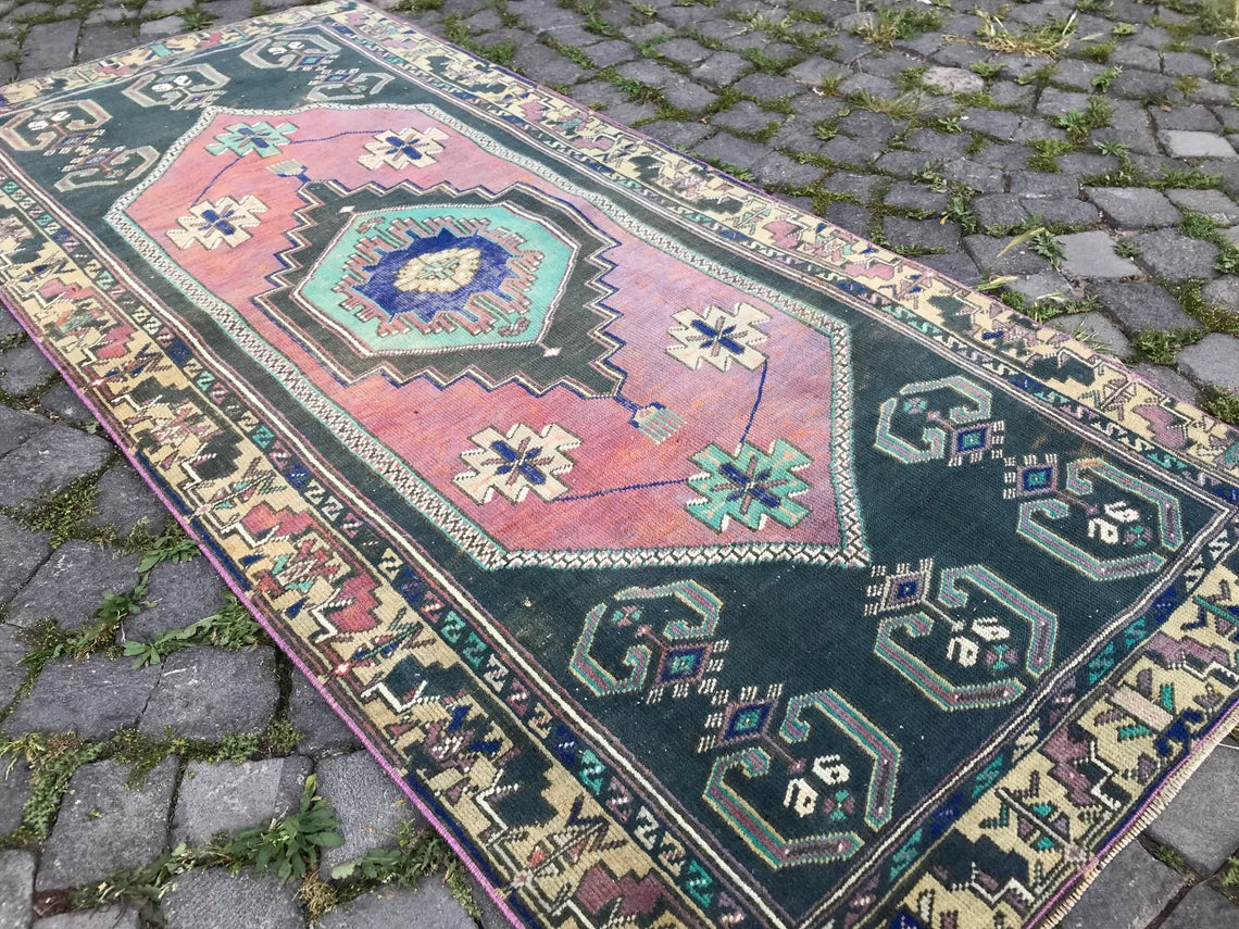 Bohemian Area Rug 3 x 6.6 ft