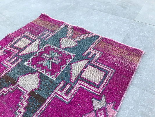 Bohemian Area Rug, 95 x 154 cm = 2.8 x 5.2 ft